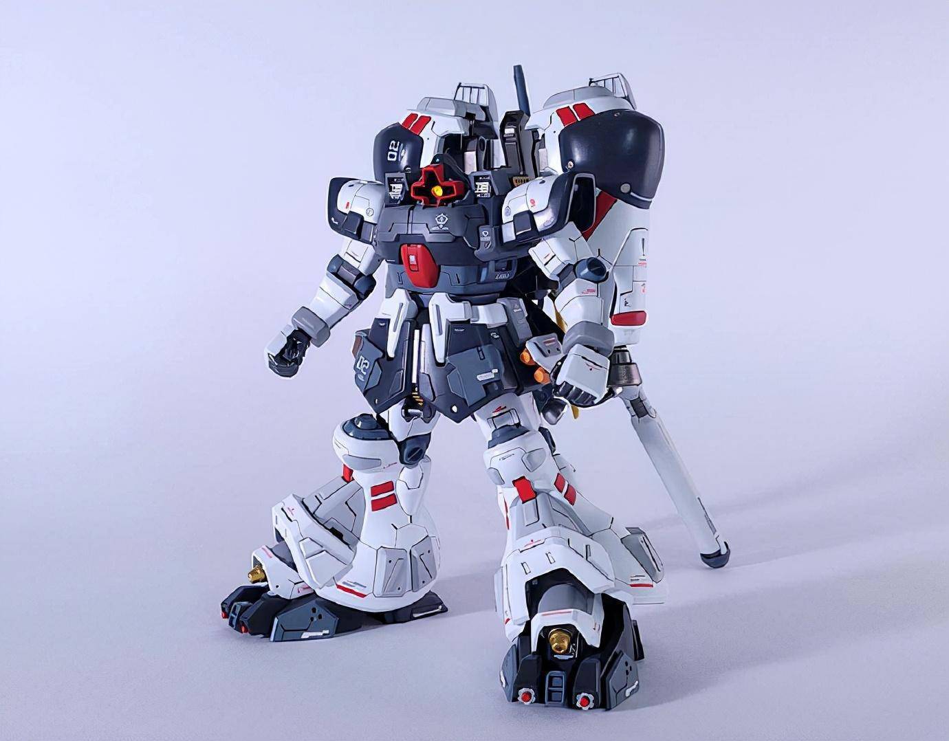 gp02高达混搭大魔改造,空间型大魔模型_进行_零件_细节