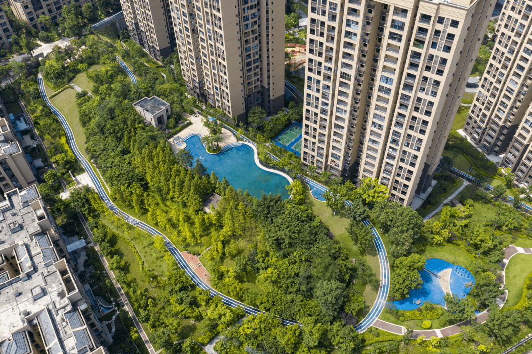 小區實景永川網上售房部鳳凰湖片區:永川萬科城天空之城·萬璟新鷗鵬