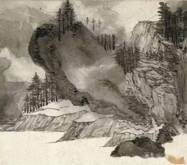 泼彩山水画论:泼墨泼彩简史_手法_绘画_王洽