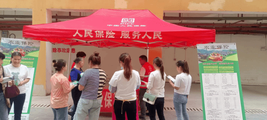 人保财险黔东南分公司组织下乡普及保险知识,科学应对灾害_宣传_群众