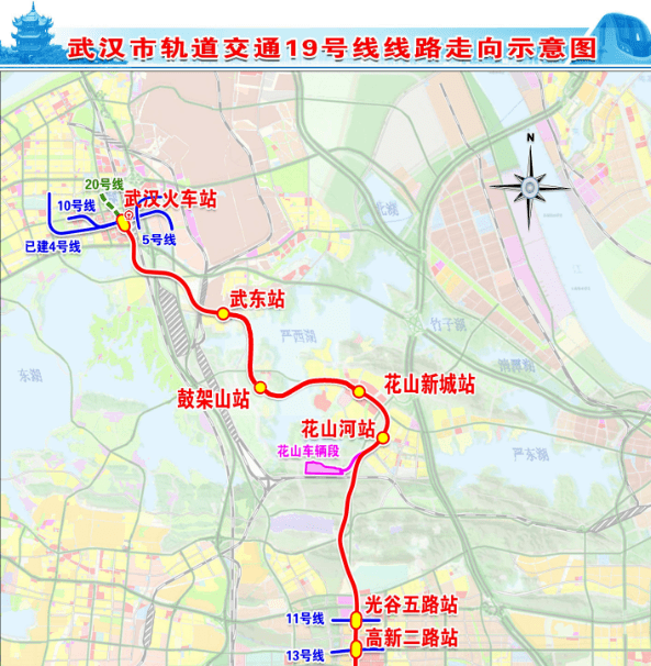 武汉地铁股份有限公司一级项目经理江帆介绍,截至目前,19号线7座地下