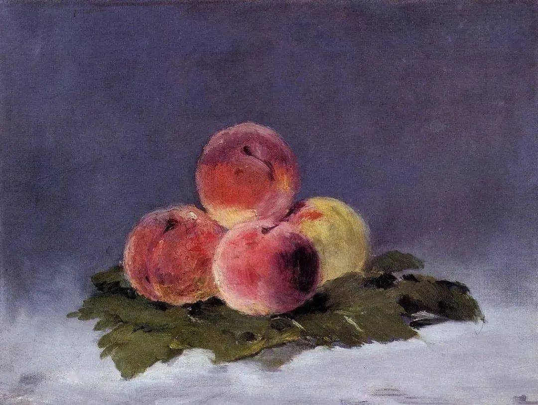 19世纪印象主义画家爱德华·马奈静物油画艺术作品赏析