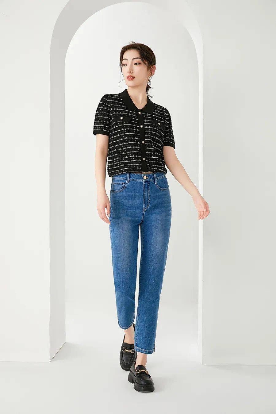 茗女裤|活力减龄 弹力牛仔系列_百货_压力_天河