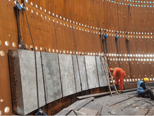 渣皮保护层:高炉冷却壁的卫士_侵蚀_磨损_的表面