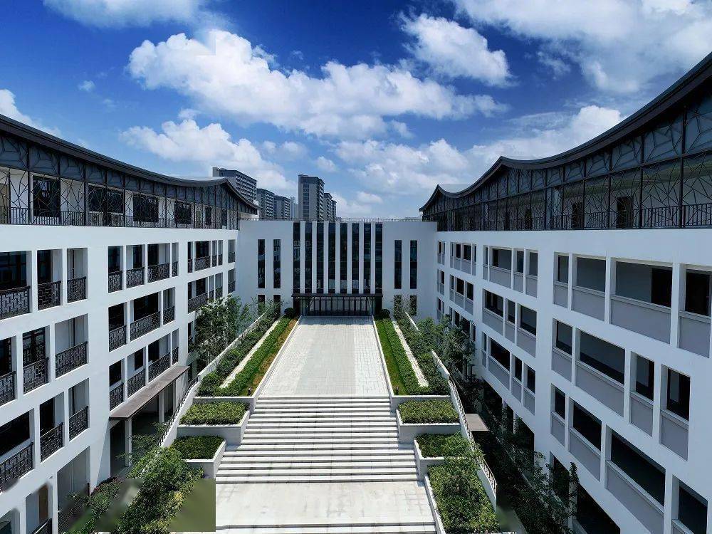 北塘河小学九月启用,快来一睹校区新颜~_教育_校园_全方位