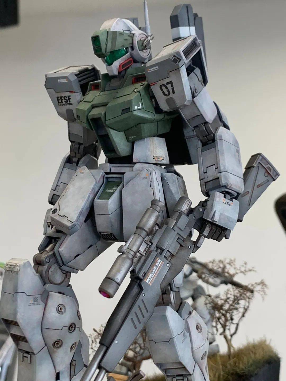 陆战型吉姆&狙击型吉姆2,真实质感滤镜,场景作品_公众_机体_来稿