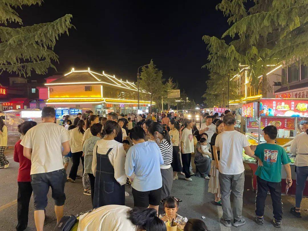 栾川庙子夜市现场!快来瞧瞧._消费_活动_助推