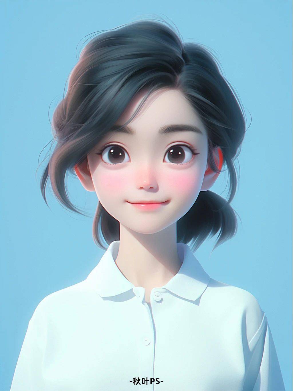 适合打工人的证件照头像,midjourney轻松搞定!_pixar_with_style