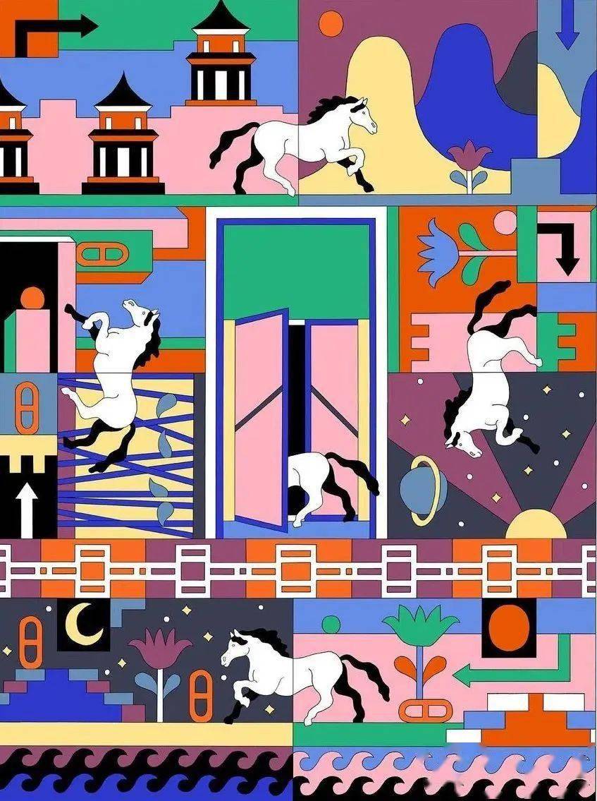 爱马仕如何在艺术世界里搭建格调,盘点10位爱马仕专用插画师_合作_作