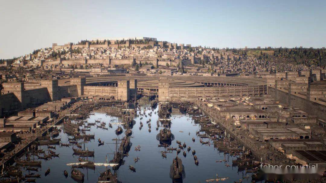 德国艺术家anastasia pfeife关于迦太基的3d复原图事实上这并非空穴来