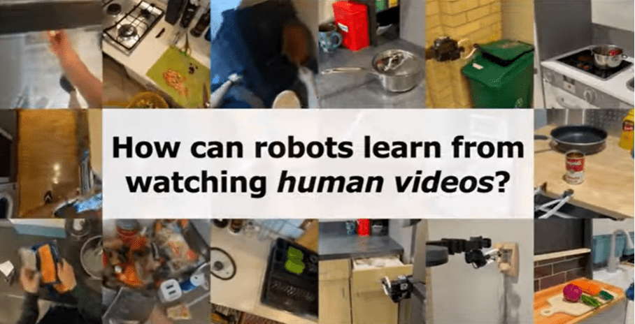 AI见闻：机器人看YouTube学会做家务，大规模视频训练机器人要火了！