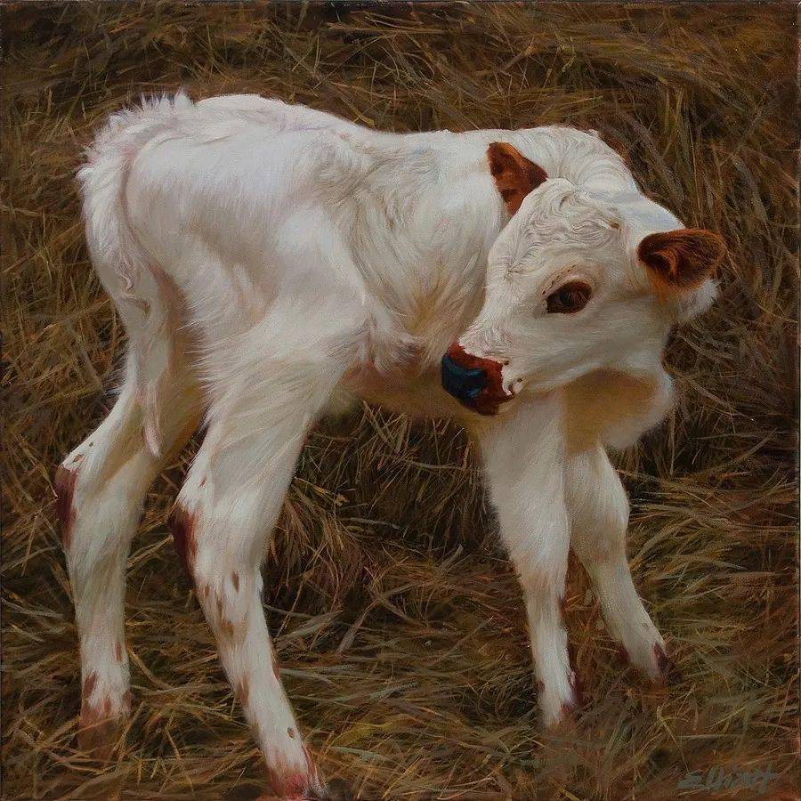 美国画家特蕾莎·埃利奥特具象绘画的乡村世界艺术作品欣赏_her