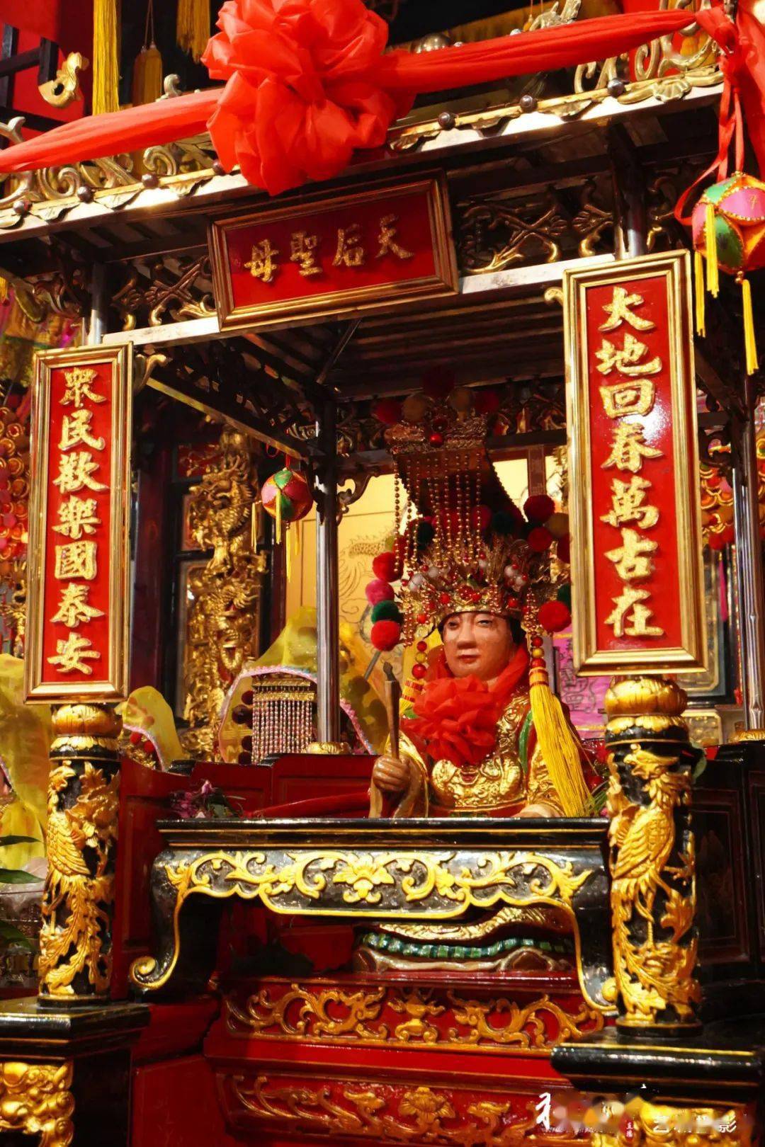 妈祖祖庙壮香火圆满回銮,妈祖銮驾进入潮阳返回赤产古庙途中喜降甘霖