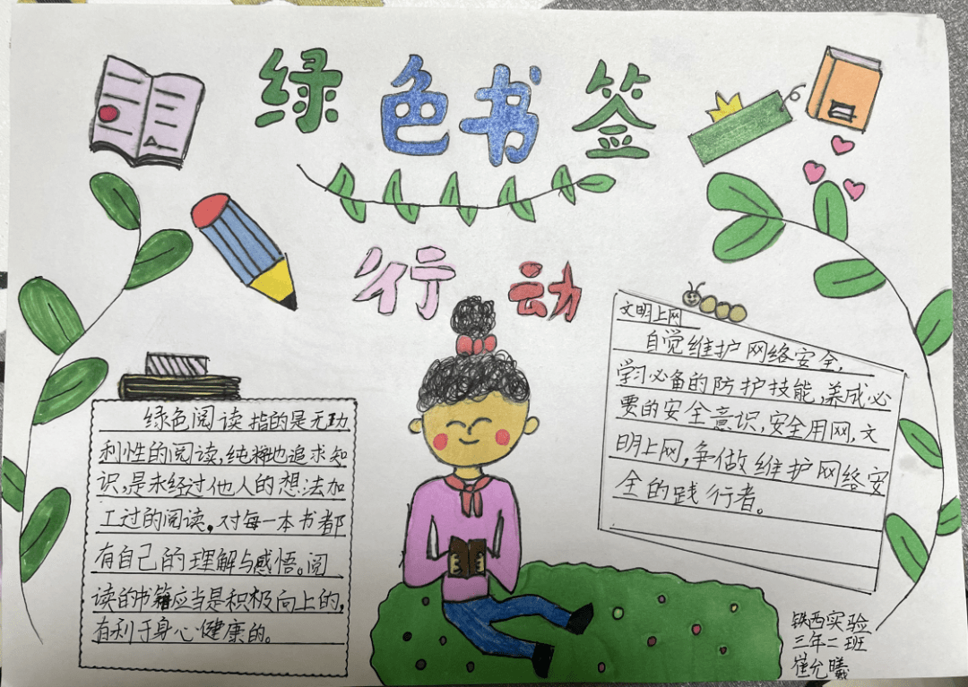 2022年度辽宁省"绿书签行动"手抄报 鞍山地区优秀作品_实验_指导老师