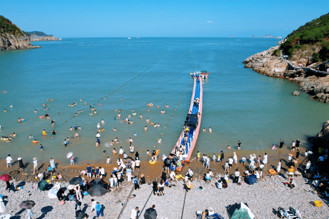 温州洞头海滨浴场图片