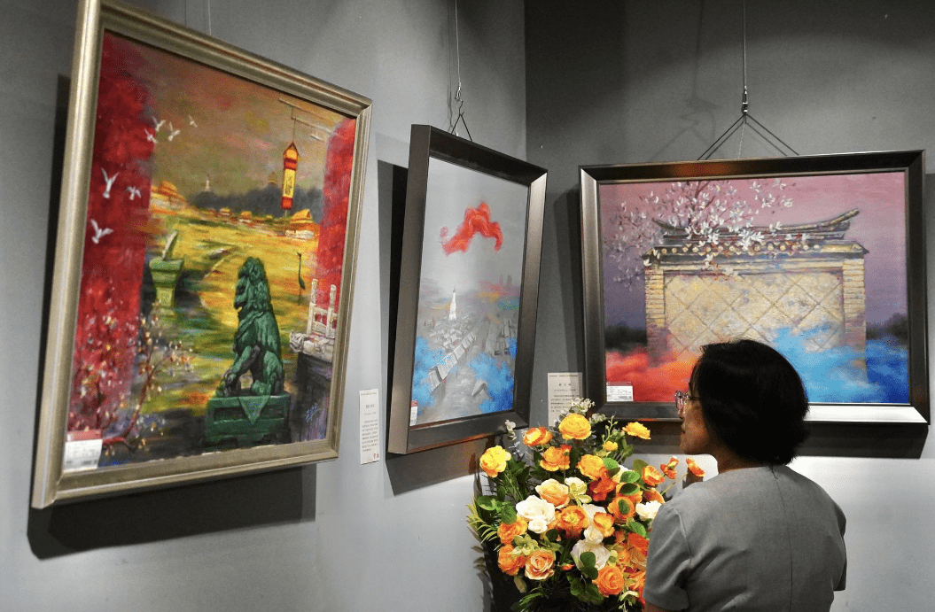 王府井工美大厦北京风情系列油画将展至本月中_展览_文化_画廊