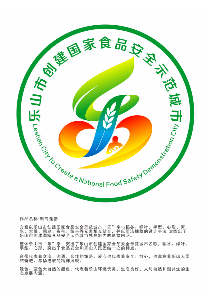 乐山市创建国家食品安全示范城市宣传主题口号和主题标识(logo)征集