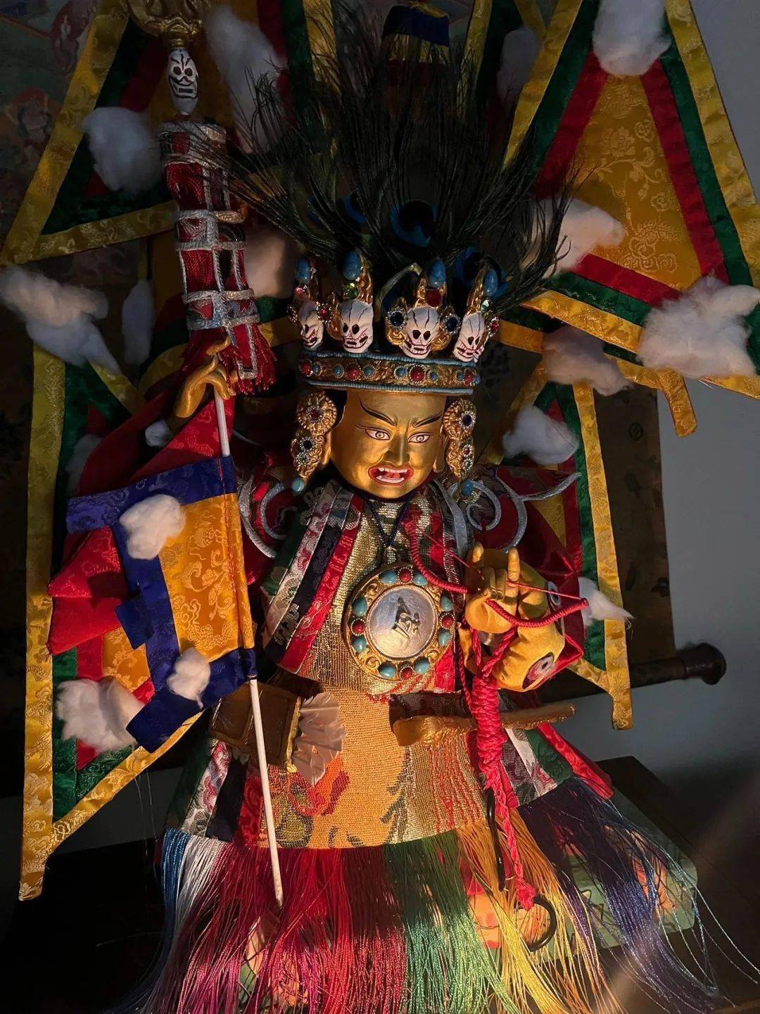 大怙主亦或本地为毗沙门天所显忿怒之分身或满洲祭天中的蒙古神