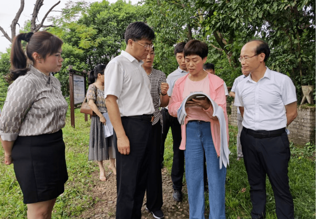 张子建市长赴月湖区调研角山板栗山遗址_工作_保护_党组书记
