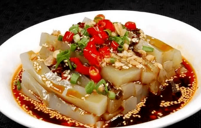 扁豆凉粉,q弹爽滑清凉一整个夏日~_宁夏_平罗_大武口