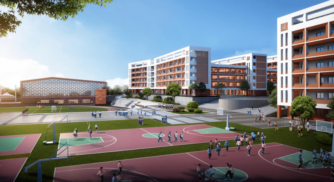 紫华中学9月全部封顶!晋江将再添一个完中!_项目_教育_改扩建