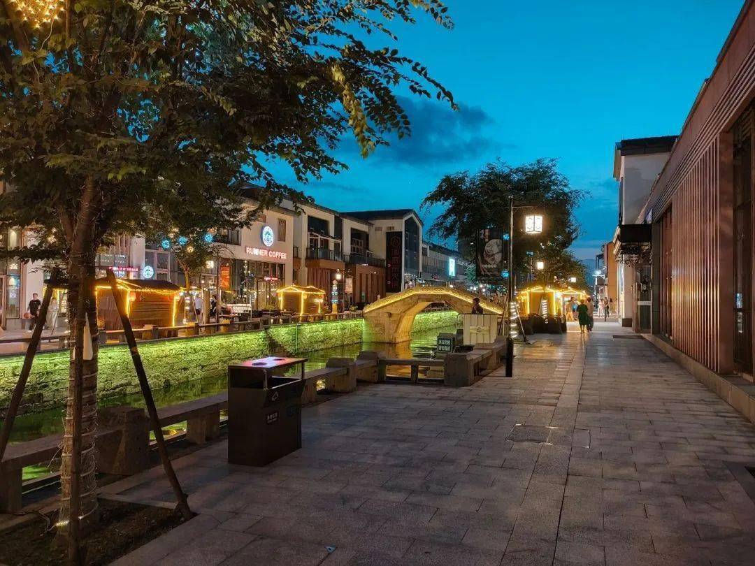 【图说·绍兴】实拍迎恩门风情水街的绚丽夜景~_购物_商业_游泳