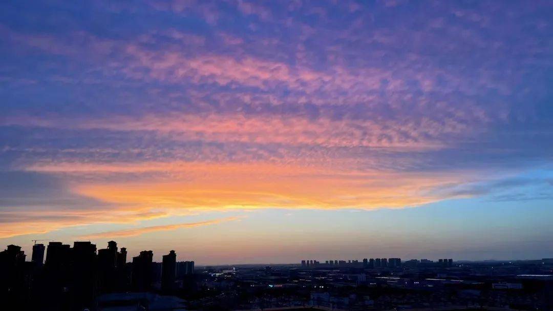 常州天空上演粉色晚霞大片_摄影_图文_侵权