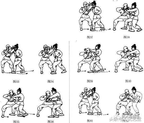 单肘连环搏击秘法图文教学_对方_肘击_左正