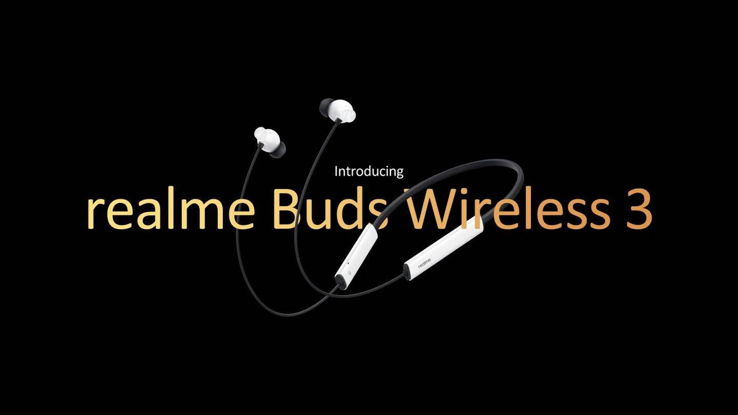 realme发布Buds Wireless 3挂脖蓝牙耳机，售价1699印度卢比 
