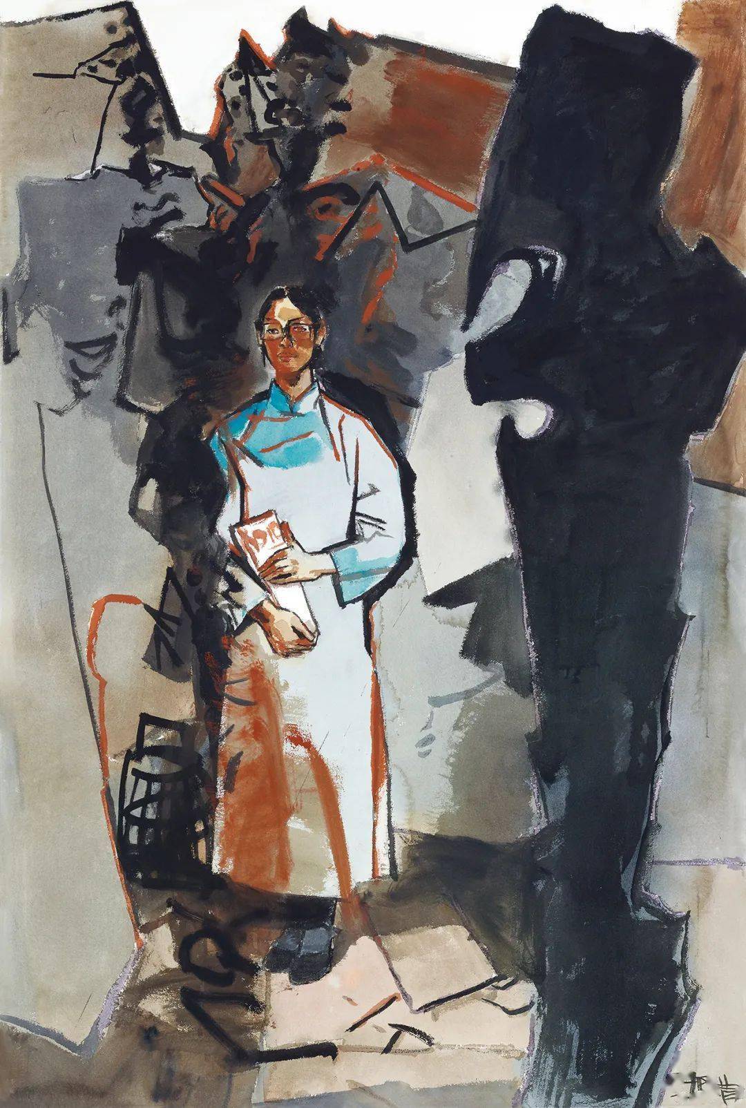 周刚锦瑟年华150cm×105cm郭宁春回大地56cm×76cm应金飞折叠的时间之