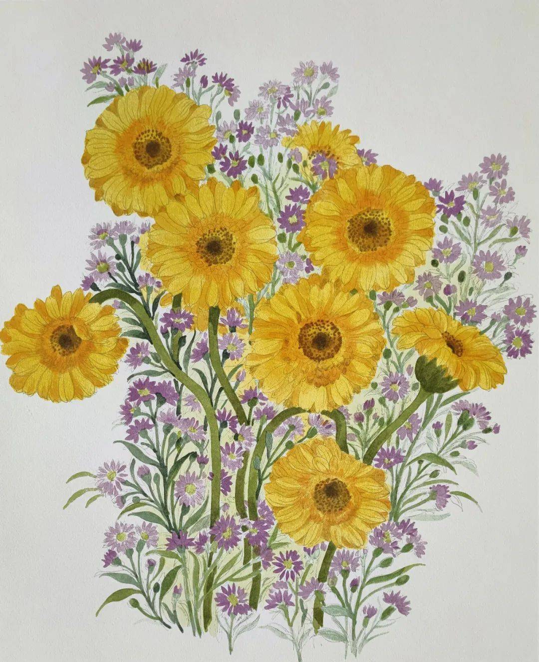 散花天女丨常沙娜版画作品赏析