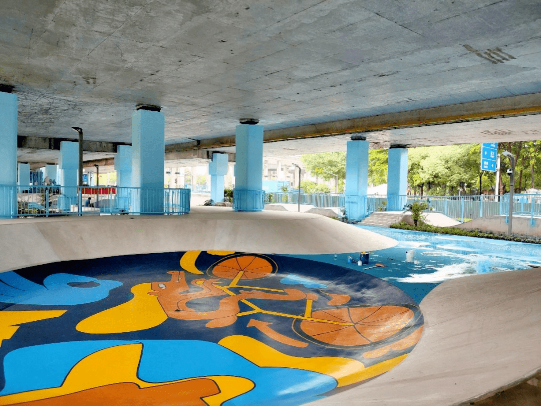 佛山多个"桥下空间公园"上新_运动_大桥_休闲