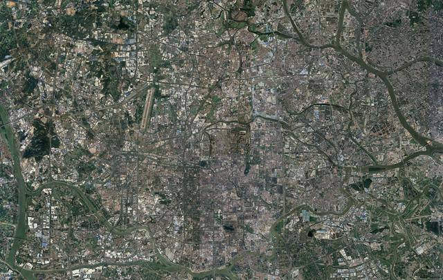 广东省21座地级市高清卫星地图_湛江市_茂名市_云浮市