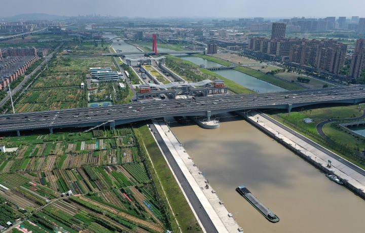 京杭运河杭州段二通道正式通航_钱塘江_内河_航道