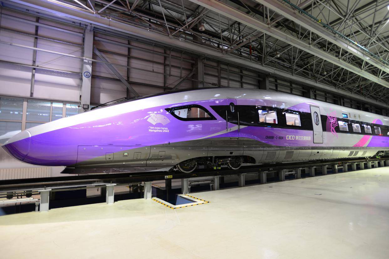 复兴号亚运智能动车组下线,将在举办,协办城市轨交运
