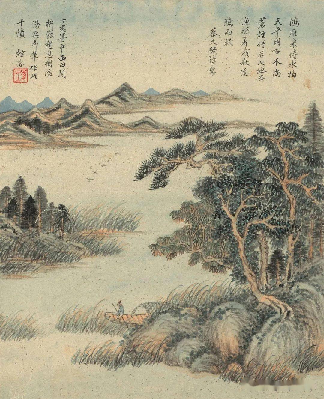 清代画家王时敏山水画的绝妙技法，揭秘背后的艺术奥秘！_搜狐网