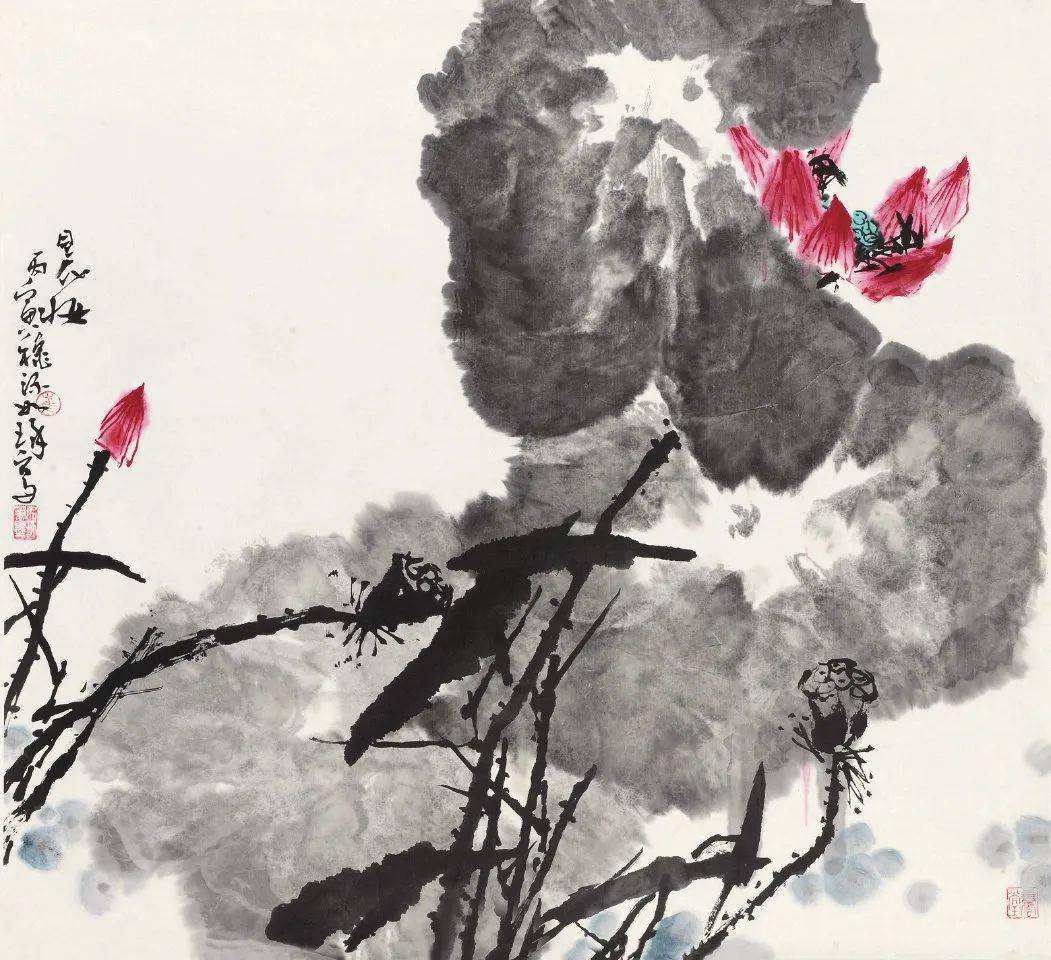 崔如琢,花鸟画,荷花,水鸟,翠鸟_故宫博物院_先生_艺术