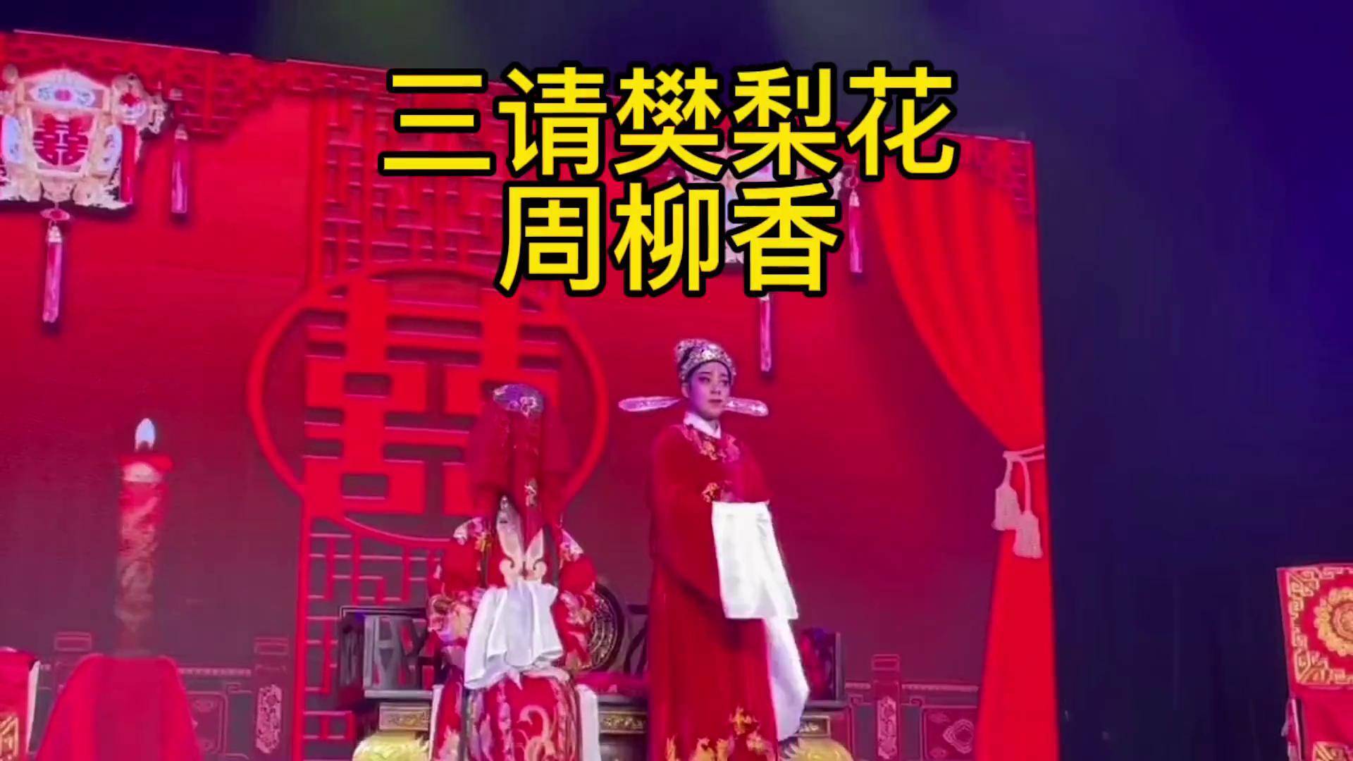 三请樊梨花,周柳香饰薛丁山