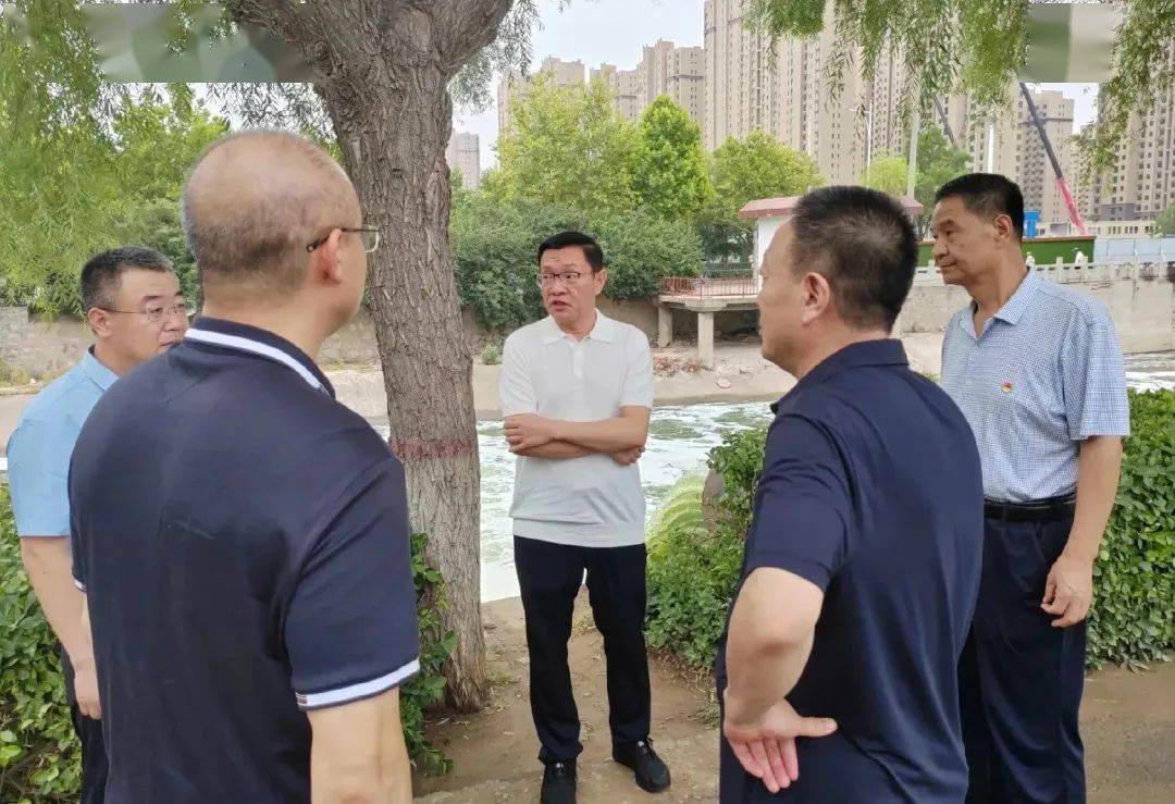 市园林局党组书记,局长赵继军调研检查园林系统防汛备汛工作_情况