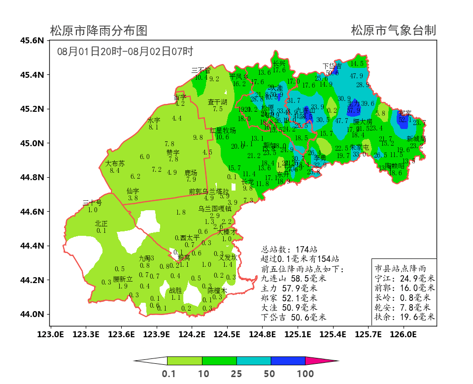 【气象信息】降水实况及未来天气预报_降雨量_防范_扶余