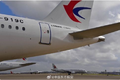 中国东方航空宣布c919国产大飞机商业运营,执飞"沪蓉快线"_市场_航班