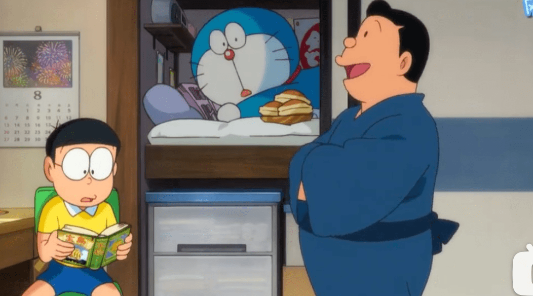 哆啦a梦一到家就成了大雄的专职育儿嫂;玄孙,孙子,儿子和自己亲爹都在