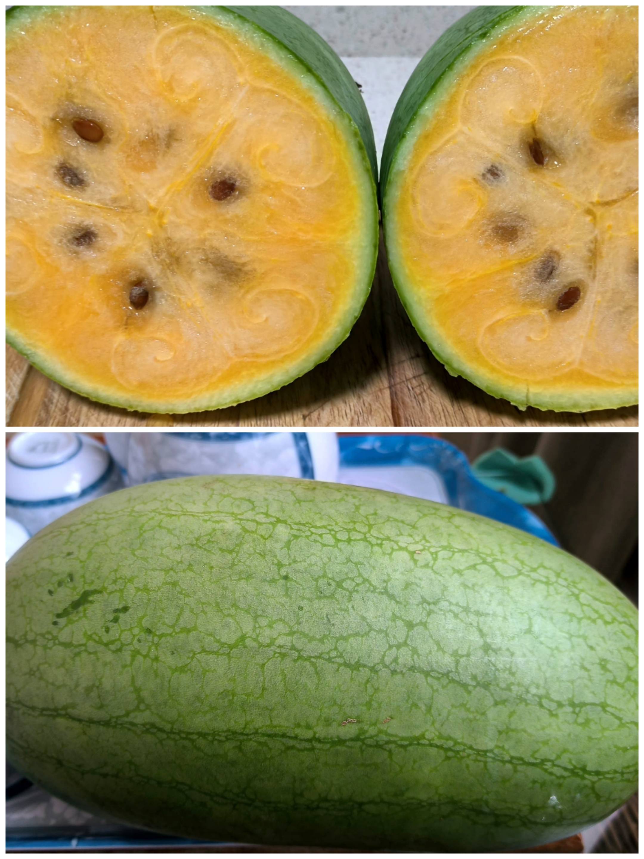 三林塘浜瓜 图片由作者提供(来源:@中原世波)"当时