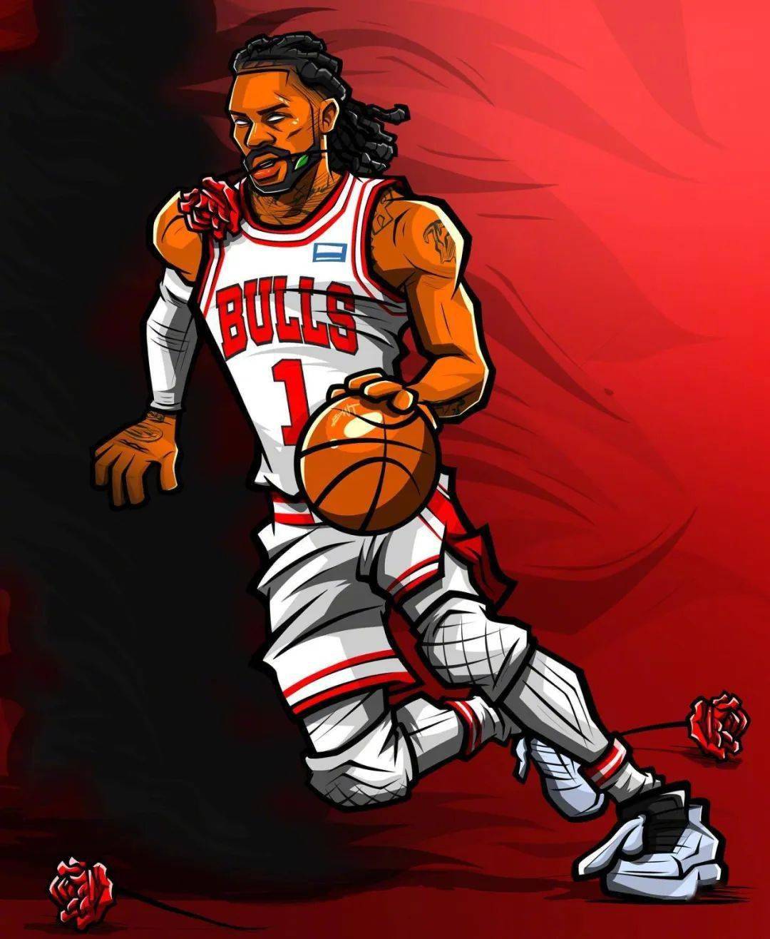 艺术!球员插画第三弹_个人_特色