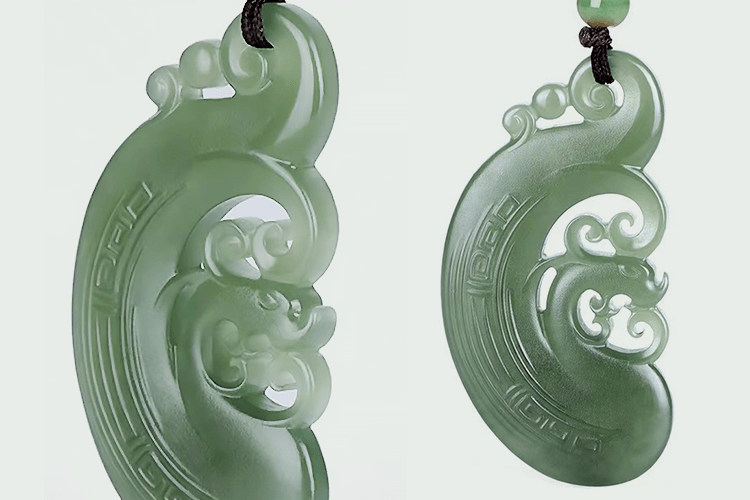 让国人一见倾心的美玉:龙游凤随,浪漫千年_玉佩_和田白_中国