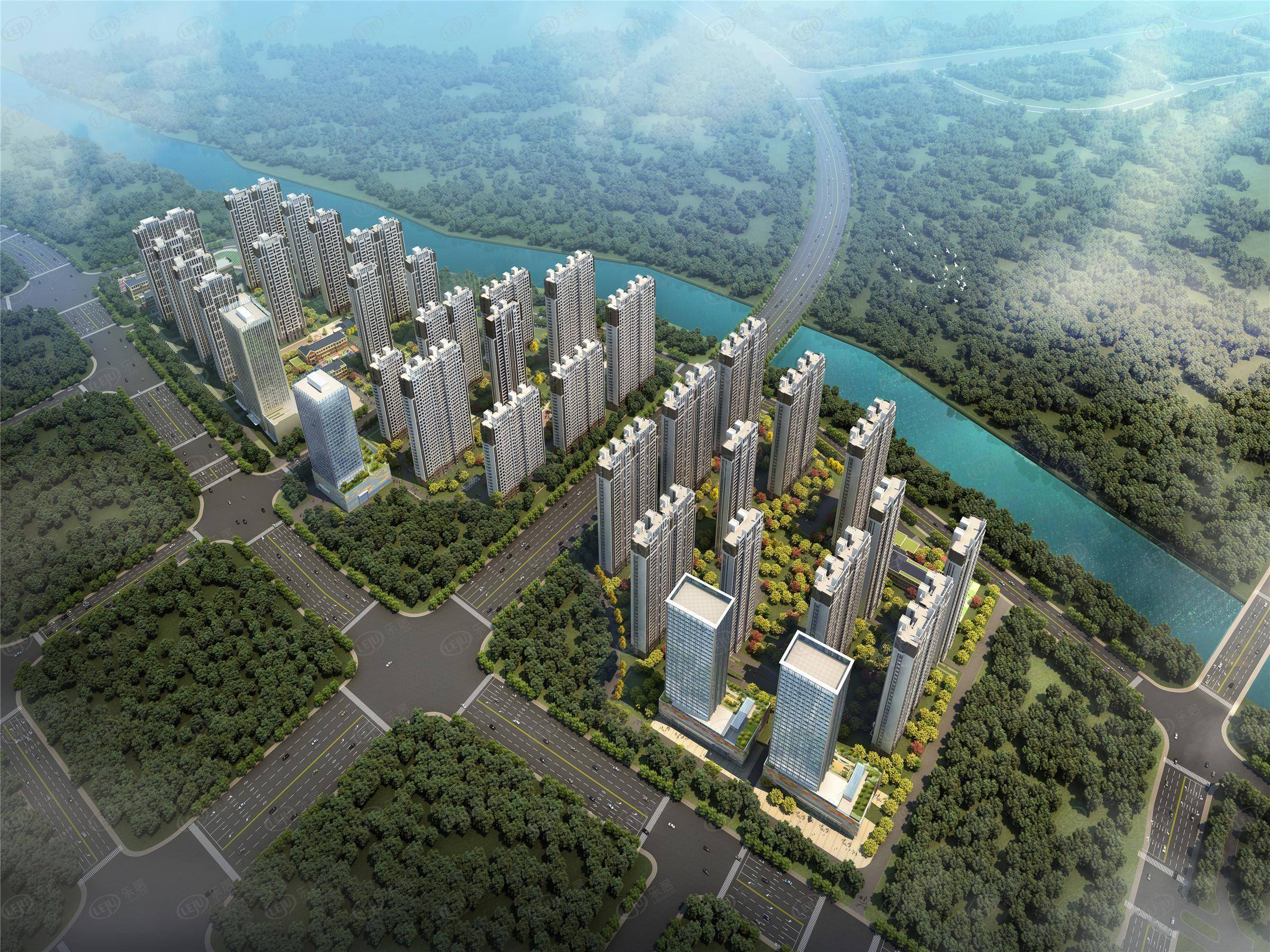 郑州管城富田城九鼎公馆 户型建面约88~142㎡_项目_楼盘_厨房