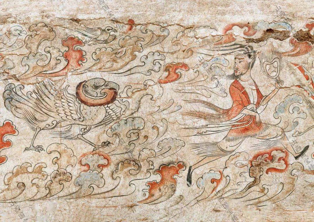 北朝壁画丨精彩绝伦的九原岗墓壁画_墓葬_细节_样式