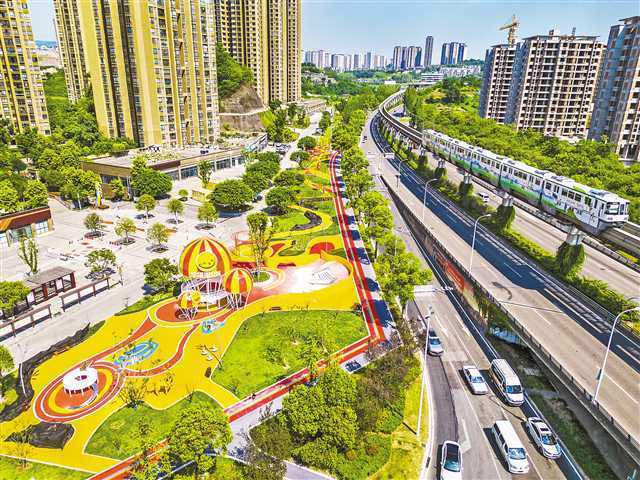 大渡口再添"口袋公园"_居民_环境_建胜镇