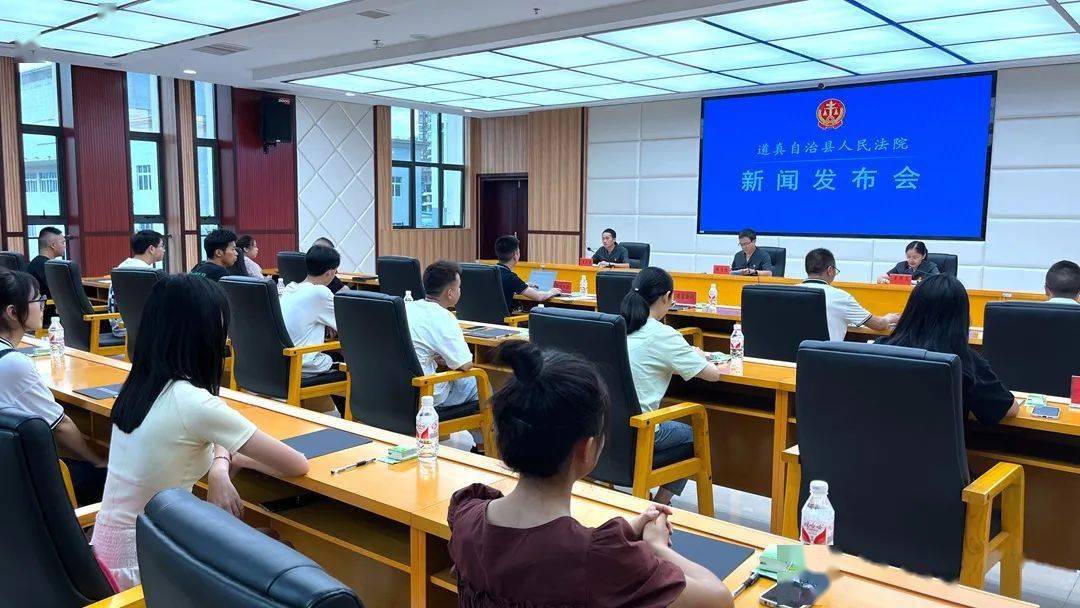 道真自治县人民法院召开新闻发布会_保护_未成年人_工作
