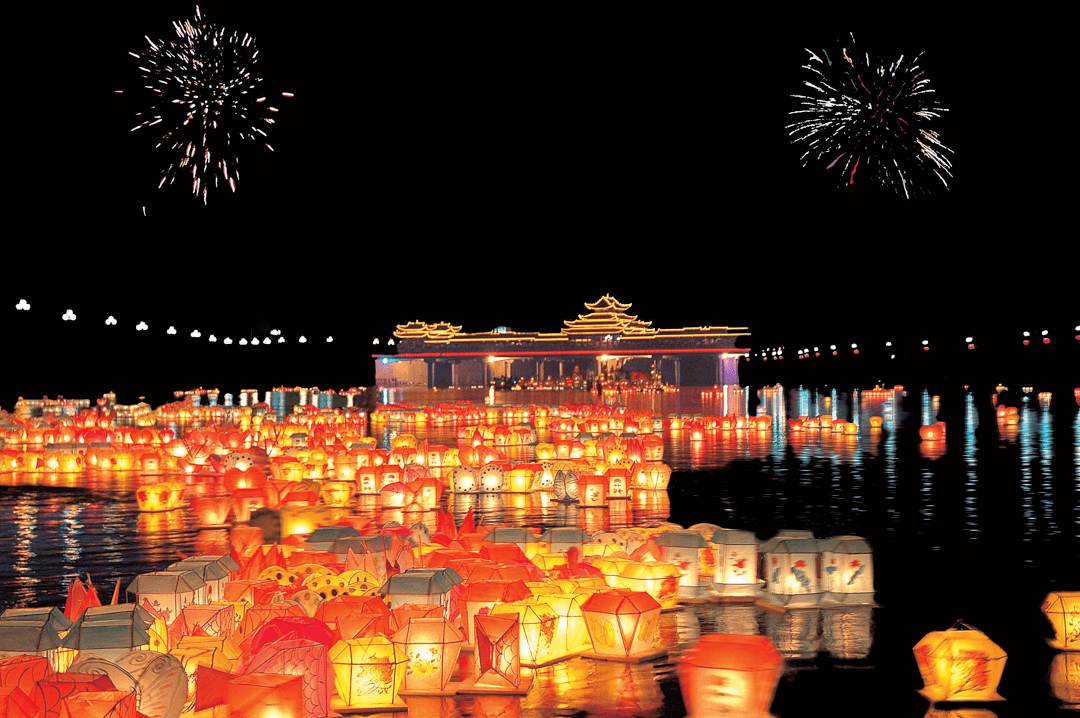 万盏河灯漂流奇景,就在桂林这座小县城!_资江_天门_资源